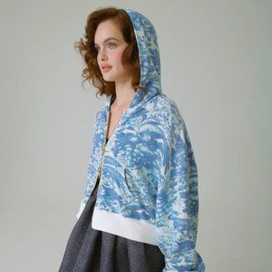 Selkie The Louie Toile Pillow Zip Up Hoodie
